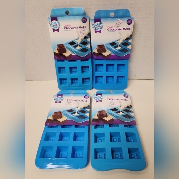Bundle of 4 Baked with Love Candy Molds - Picture 1 of 3